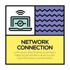 NETWORK CONNECTION ICON CONCEPT