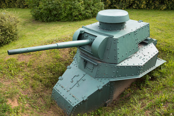 Fixed armored gun emplacements, USSR. Military equipment of the Second world war.