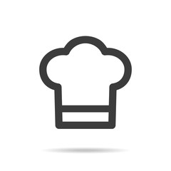 Chef icon on white background.