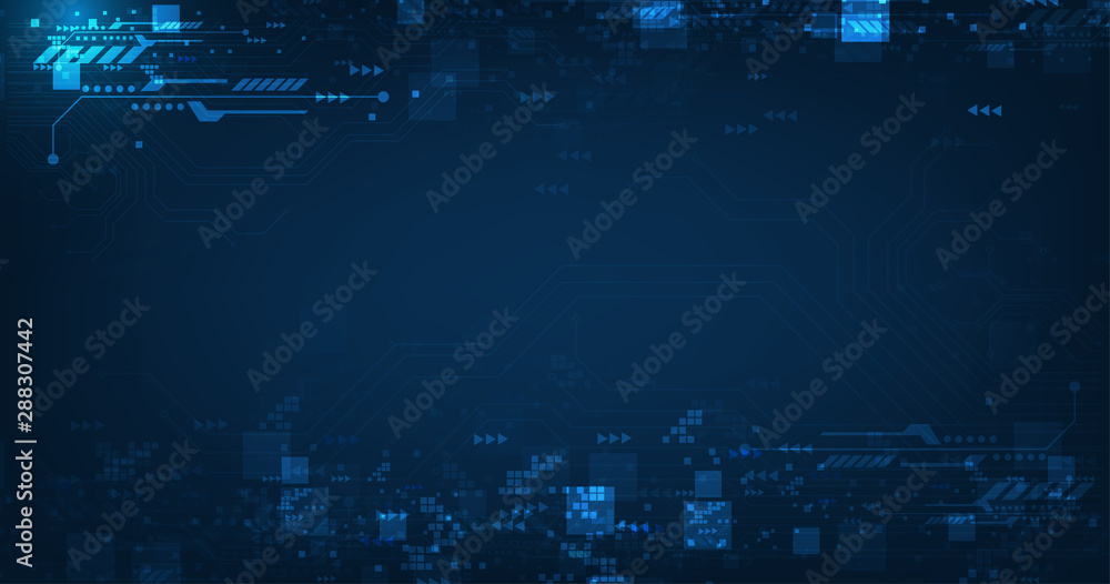Poster vector abstract futuristic circuit board .hi-tech digital technology and engineering, digital teleco