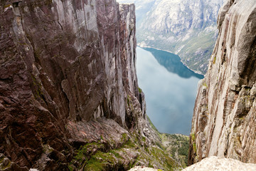 Fototapeta na wymiar view of the Norwegian fjord