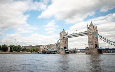 Fototapeta na wymiar Tower Bridge and the River Thames, London