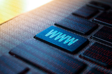 www keyword on laptop keyboard technology photography