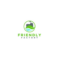 Factory logo - eco friendly nature