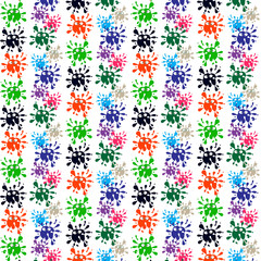 Fototapeta na wymiar pattern with colorful blots vector illustration. pattern with ink stain vector illustration.