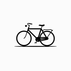 Obraz na płótnie Canvas old bicycle logo design inspiration . retro vintage bicycle vector template . classic bicycle logo design