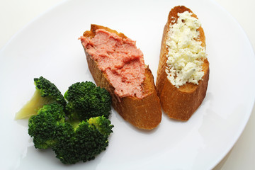 フランスパン　オープンサンド