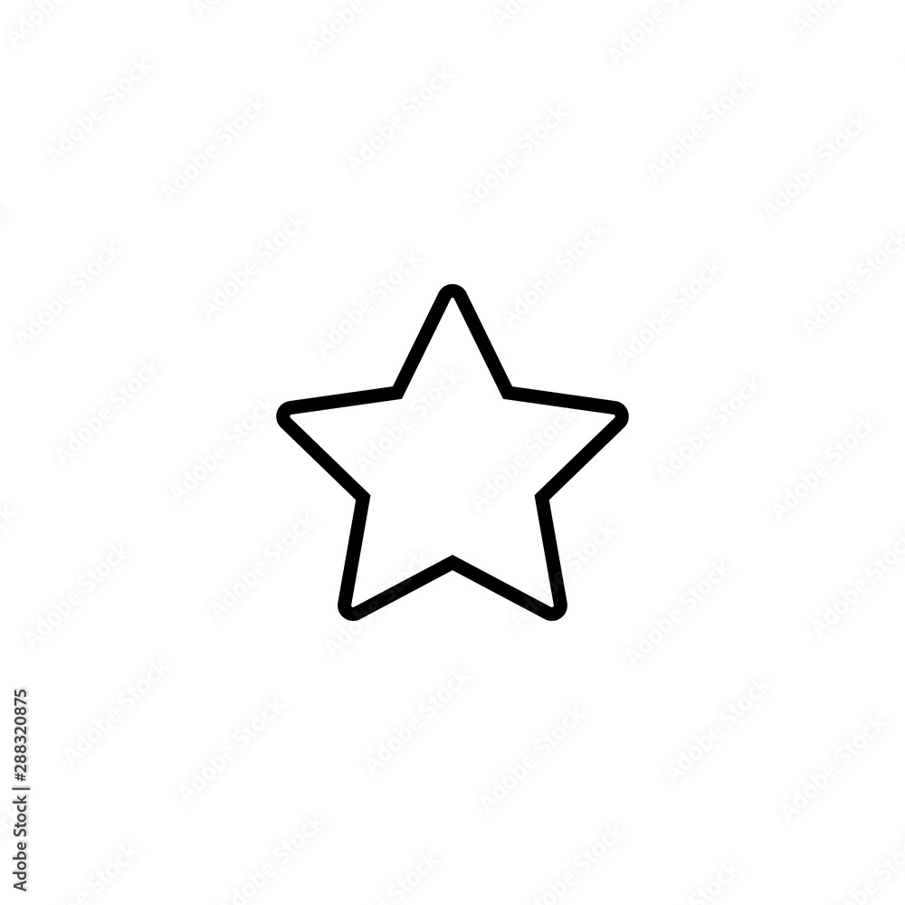 Poster star symbol, star icon vector. symbol for web site computer and mobile vector.
