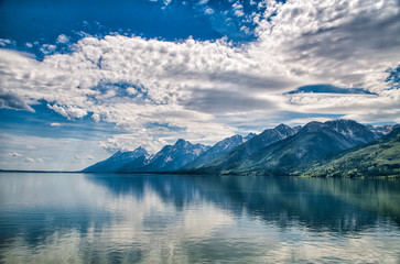 Jackson Lake in Grand Teton National Park, USA
