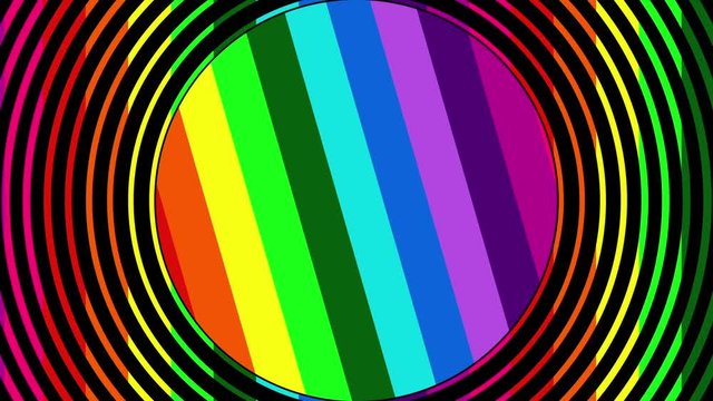 Circles rainbow