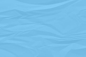 Obraz premium crumpled blue paper background close up