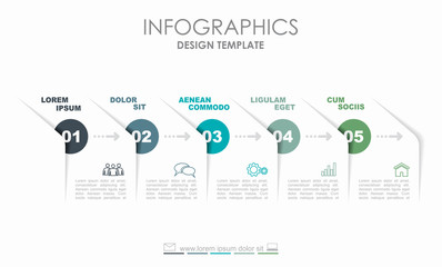Infographic design template with place for your data. Vector illustration.
