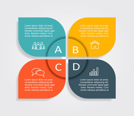 Infographic design template with place for your data. Vector illustration.