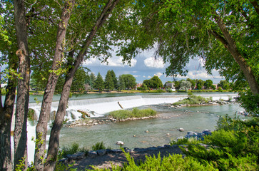 Waterfalls of Idaho Falls, USA