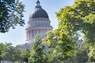 Utah Capitol Building on a sunny summer day, Salt Lake City