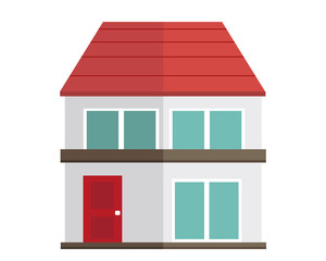 住宅 家 イラスト 一軒家 マイホーム Wall Mural Nisi