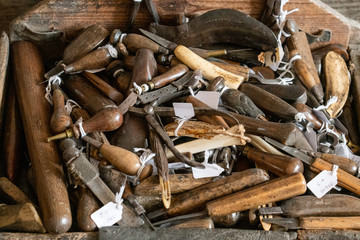 Collection of old tools