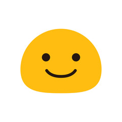 Smiling emoji face