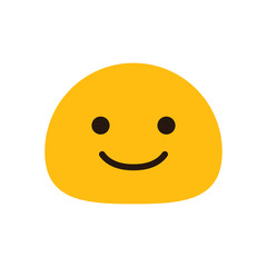 Smiling emoji face