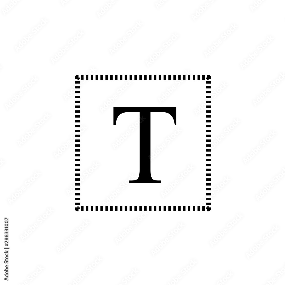 Fototapete add font outline icon. linear style sign for mobile concept and web design. text font and plus sign 