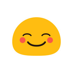 Smiling emoji face
