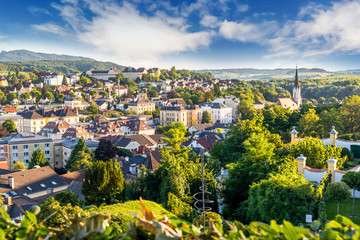 Fototapeta na wymiar View of Melk town in Austria