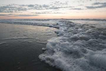 Sunrise over Ocean and Beach