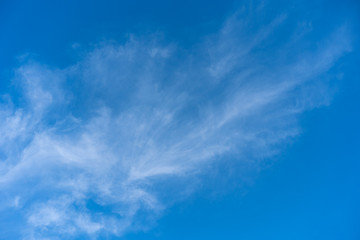 Blue sky with white clouds