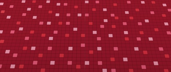 Diseño de panel de cubos tridimensionales de diferentes materiales.Fondo de pared 3d de metal, madera, plástico y concreto. 