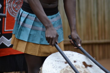 DANZE SWAZI, MANTENGA CULTURAL VILLAGE, SWAZILAND