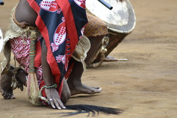 DANZE SWAZI, MANTENGA CULTURAL VILLAGE, SWAZILAND