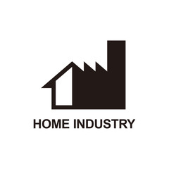 Home Industry logo template vector illustration, creative smart home logo detailing with clean background. Real estate vector. Building & landmark logo