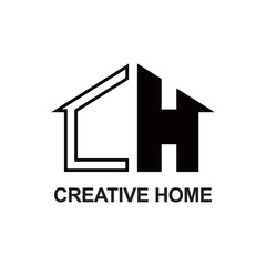 Creative Home logo template vector illustration, creative smart home logo detailing with clean background. Real estate vector. Building & landmark logo