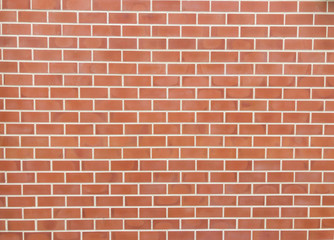 Red brick patterned wall background