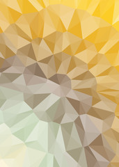 Abstract Delaunay Voronoi trianglify Generative Art background illustration