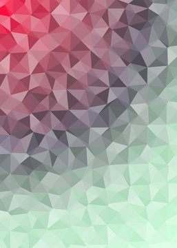 Abstract Delaunay Voronoi trianglify Generative Art background illustration