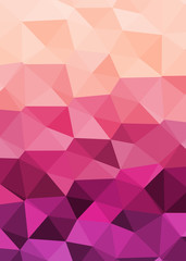 Abstract Delaunay Voronoi trianglify Generative Art background illustration