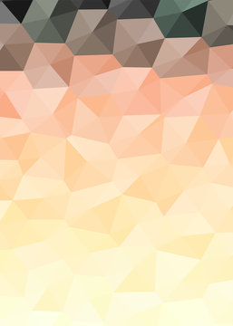 Abstract Delaunay Voronoi trianglify Generative Art background illustration