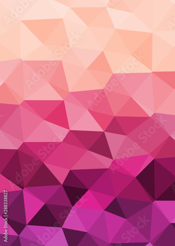 Abstract Delaunay Voronoi trianglify Generative Art background illustration