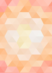 Abstract Delaunay Voronoi trianglify Generative Art background illustration