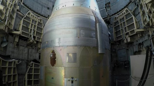 Intercontinental Ballistic Missile In Silo- Tilt Down