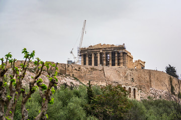 Fototapeta premium temples ruins of Ancient Greece civilization
