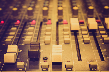 mixing console