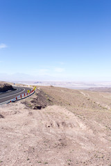 A desert view from Panamericana, route 5