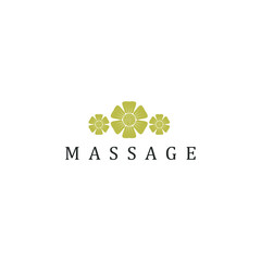Massage spa yoga logo treatment - medical alternative traditional