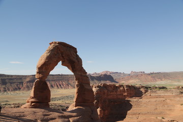   inside the arches national  park