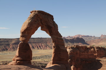   inside the arches national  park