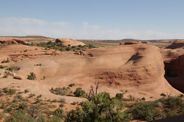   inside the arches national  park