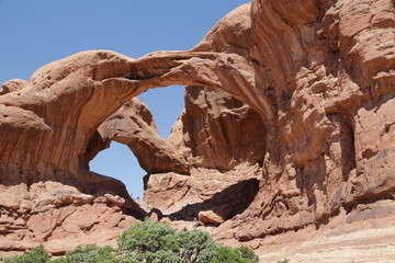   inside the arches national  park