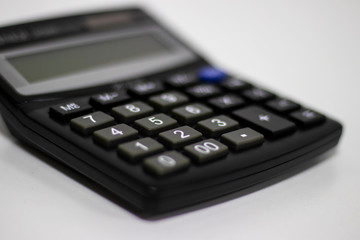 Obraz premium Calculator, close-up.